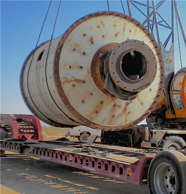 Marcy 10'6" X 14' (3m X 4.3m) Ball Mill, 800 Hp (597 Kw))